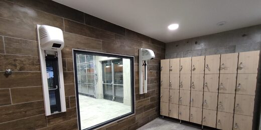 Aménagement de vestiaires pour sites touristiques et espaces collectifs